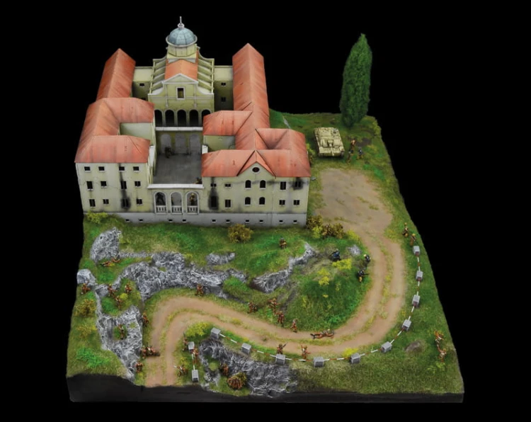 Bitwa o Monte Cassino 1944 diorama 6198 Italeri