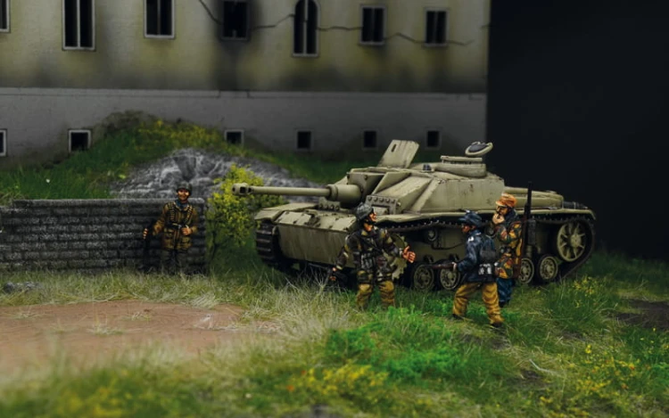 Bitwa o Monte Cassino 1944 diorama 6198 Italeri