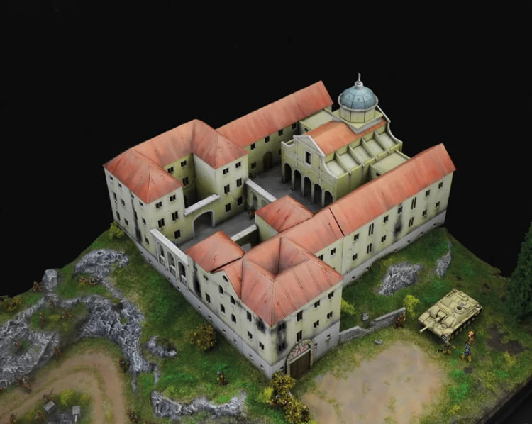 Bitwa o Monte Cassino 1944 diorama 6198 Italeri