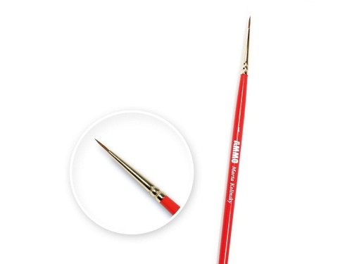 Pędzelek modelarski okrągły 1 A.MIG8711 AMMO Mig Jimenez