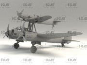 Samoloty Mistel S1 Messerschmitt Bf109 F-4 & Junkers Ju-88 A-4 48101 ICM