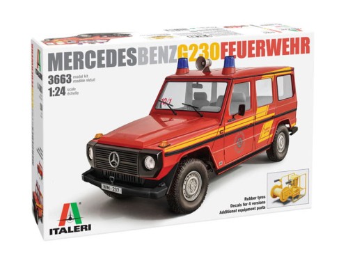 Mercedes Benz G230 Feuerwehr 3663 Italeri