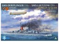 Okręt SMS Lutzow 1916 & SMS Derfflinger 1916 & Zeppelin Q Class SP-7043 Takom