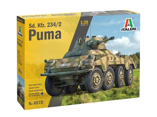 Samochód pancerny Sd.Kfz.234/2 Puma 6572 Italeri