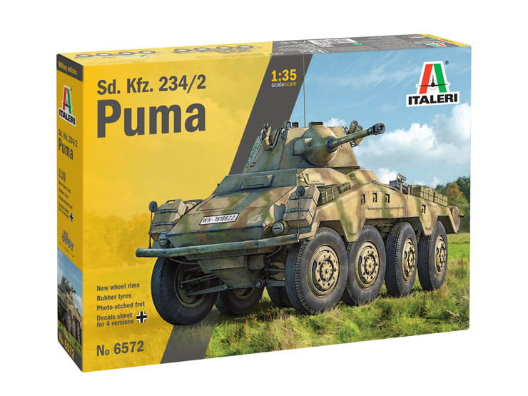 Samochód pancerny Sd.Kfz.234/2 Puma 6572 Italeri