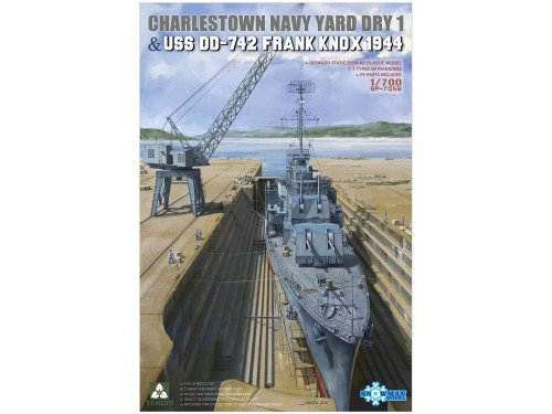 Okręt niszczyciel USS DD-742 Frank Knox 1944 7058 Takom