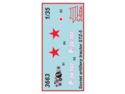Ciągnik artyleryjski STZ-5 3663 Zvezda