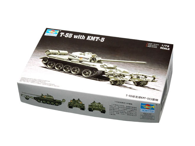 Czołg T-55 z KMT-5 07283 Trumpeter