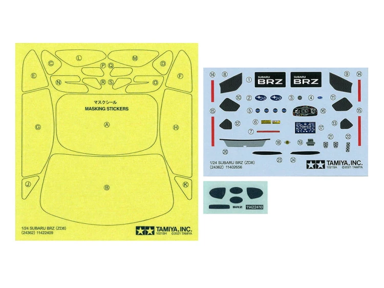 Subaru BRZ (ZD8) 24362 Tamiya
