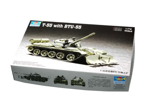 Czołg T-55 z BTU-55 07284 Trumpeter