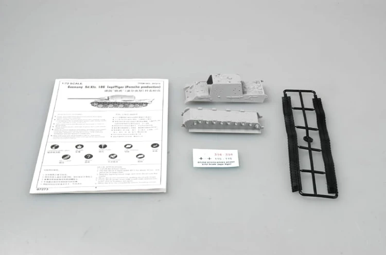 Działo pancerne Jagdtiger Sd.Kfz.186 07273 Trumpeter