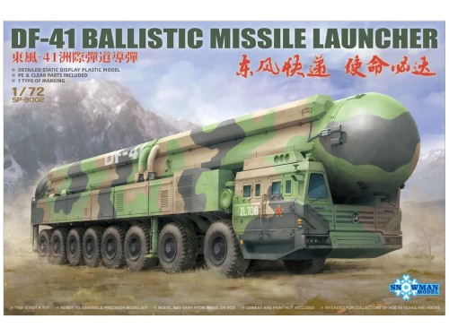 Pocisk balistyczny Dongfeng-41 DF-41 SP-9002 Takom