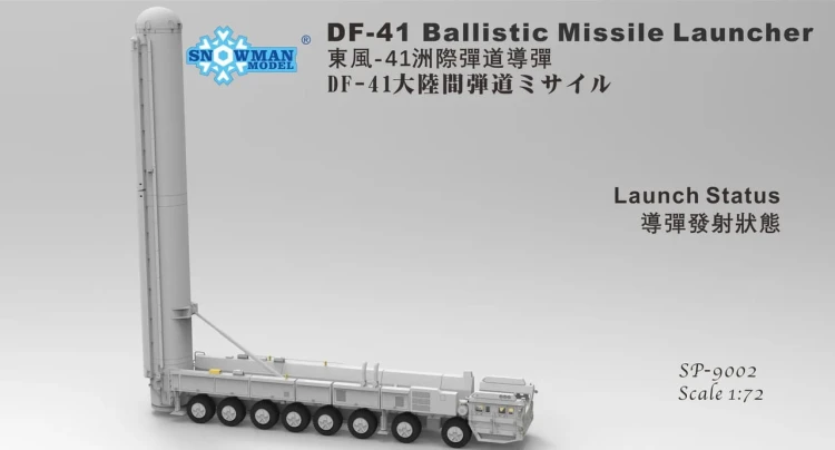 Pocisk balistyczny Dongfeng-41 DF-41 SP-9002 Takom
