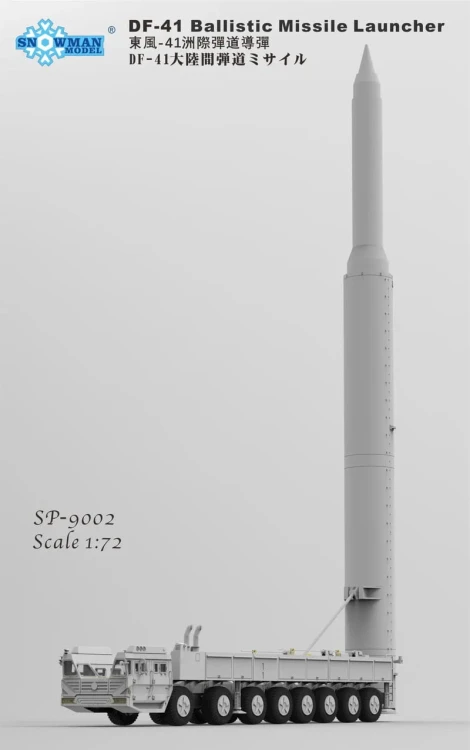 Pocisk balistyczny Dongfeng-41 DF-41 SP-9002 Takom