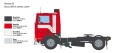 Volvo F12 intercooler low roof 3957 Italeri