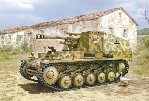 Działo samobieżne Sd.Kfz.124 Wespe 7061 Italeri