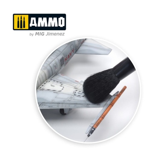 Pędzel 1 do czyszczenia modeli A.MIG-8575 AMMO Mig Jimenez