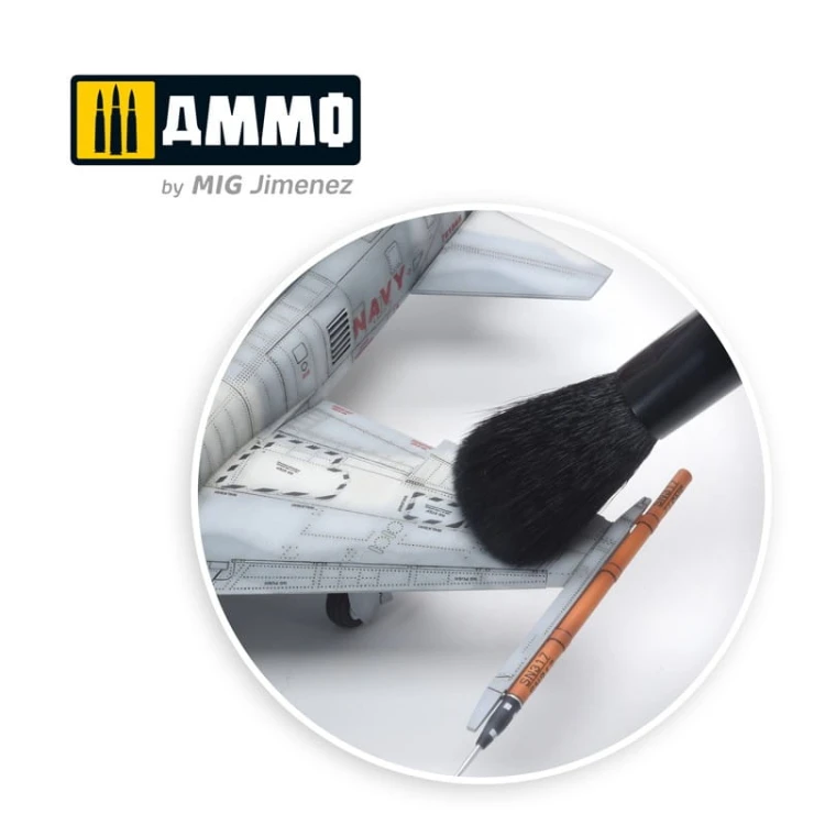 Pędzel 1 do czyszczenia modeli A.MIG-8575 AMMO Mig Jimenez