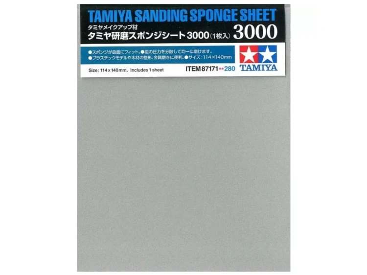 Gąbka ścierna 3000 do szlifowania 87171 Tamiya
