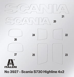 Scania S730 Highline 4x2 3927 Italeri