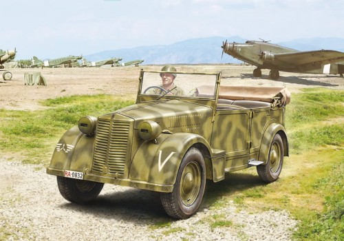 Samochód Fiat 508 CM Coloniale 6550 Italeri