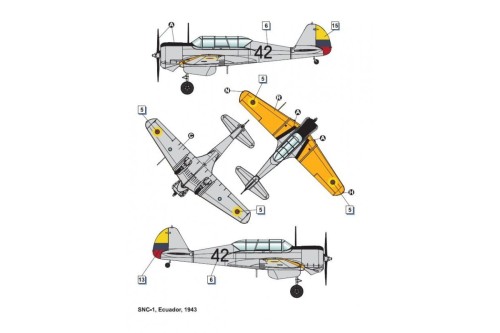 Samolot Curtiss-Wright SNC-1 Falcon II DW48041 Dora Wings