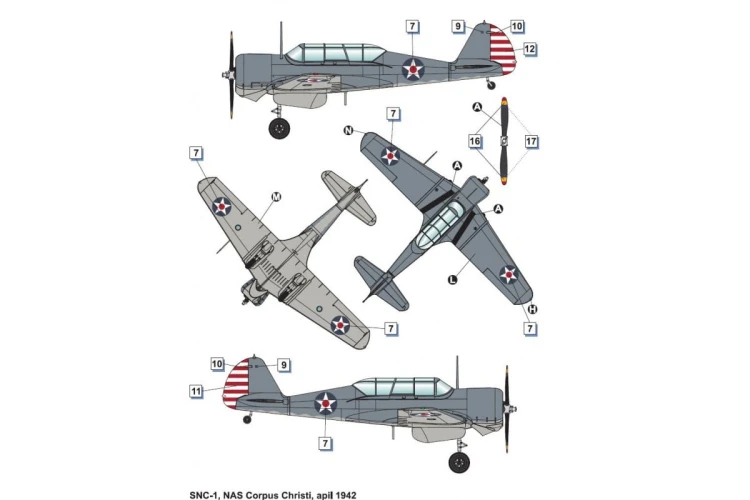 Samolot Curtiss-Wright SNC-1 Falcon II DW48041 Dora Wings