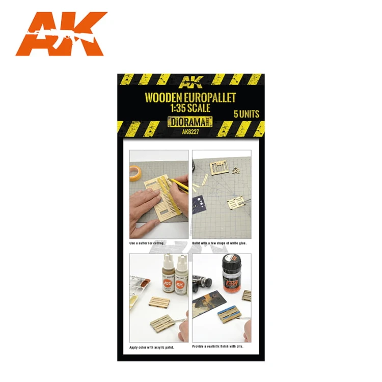 Europalety drewniane AK8227 AK Interactive