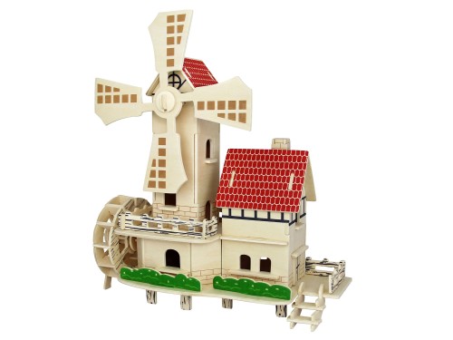 Wiatrak składanka drewniana G-P259