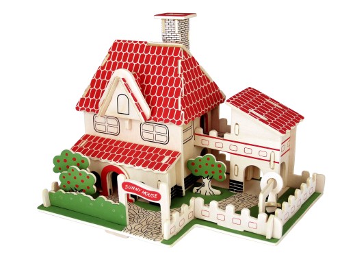 Wakacyjny domek w Kalifornii składanka drewniana G-P272