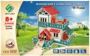 Wiejski domek składanka drewniana G-PH104
