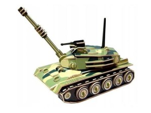 Czołg składanka drewniana