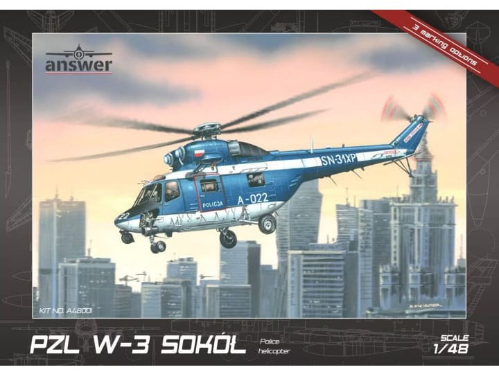 Śmigłowiec PZL W-3 Sokół Policja AA48001 Answer