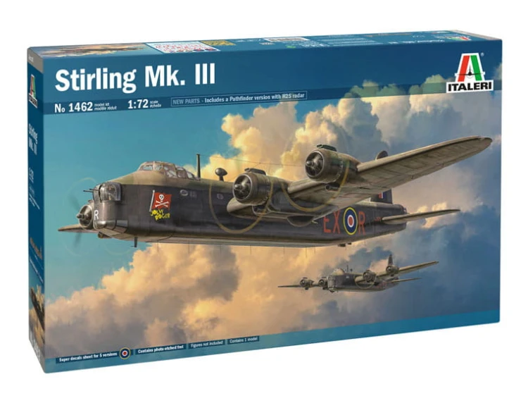 Samolot Short Stirling Mk.III 1462 Italeri
