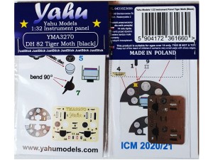 Fototrawiona tablica do DH 82 Tiger Moth