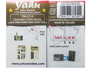 Fototrawiona tablica do Chevrolet G506