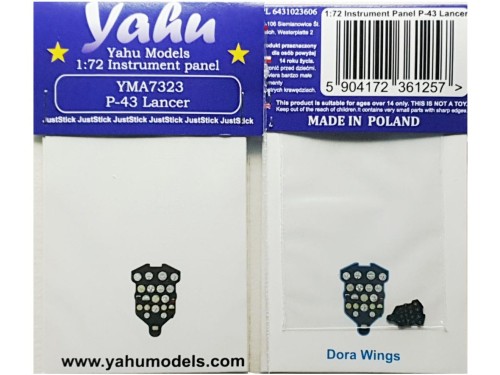 Fototrawiona tablica do P-43 Lancer YMA7323 Yahu