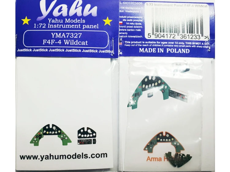 Fototrawiona tablica do F4F-4 Wildcat YMA7327 Yahu
