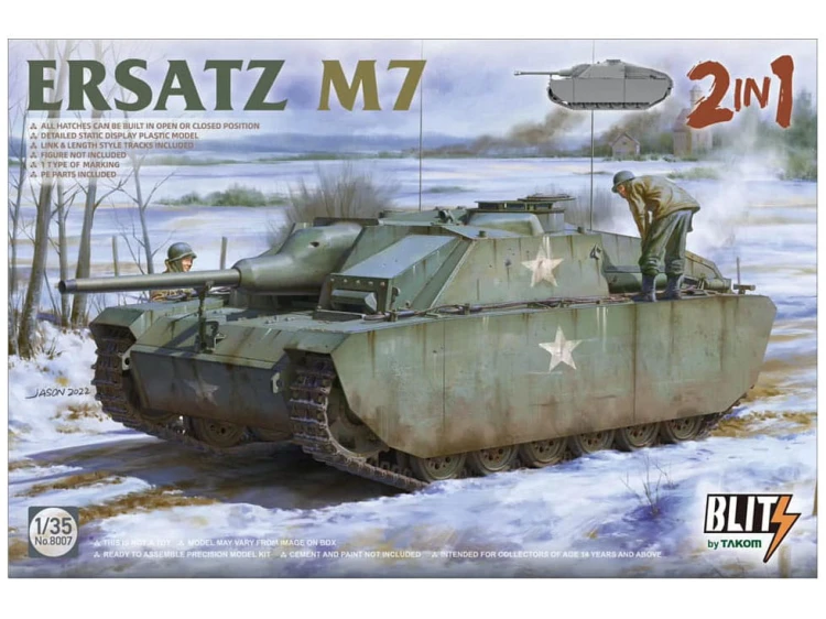 Niszczyciel czołgów Ersatz M7 8007 Takom