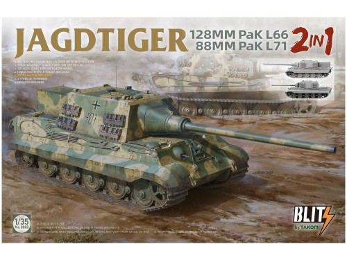 Działo pancerne Jagdtiger Sd.Kfz.186 8008 Takom