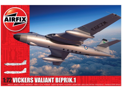 Samolot Vickers Valiant B(PR)K.1 A11001A Airfix
