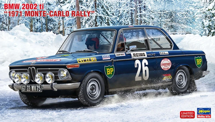 BMW 2002 ti 1971 Monte Carlo 20540 Hasegawa