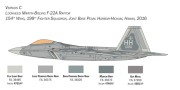 Samolot Lockheed F-22A Raptor 2822 Italeri
