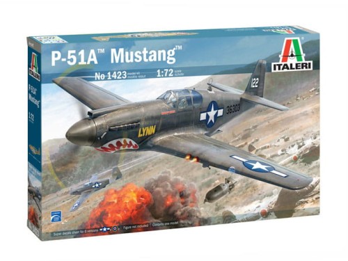 Samolot North American P-51A Mustang 1423 Italeri