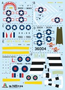 Samolot North American P-51A Mustang 1423 Italeri