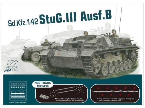 Działo Sturmgeschutz StuG III Ausf.B 7636 Dragon