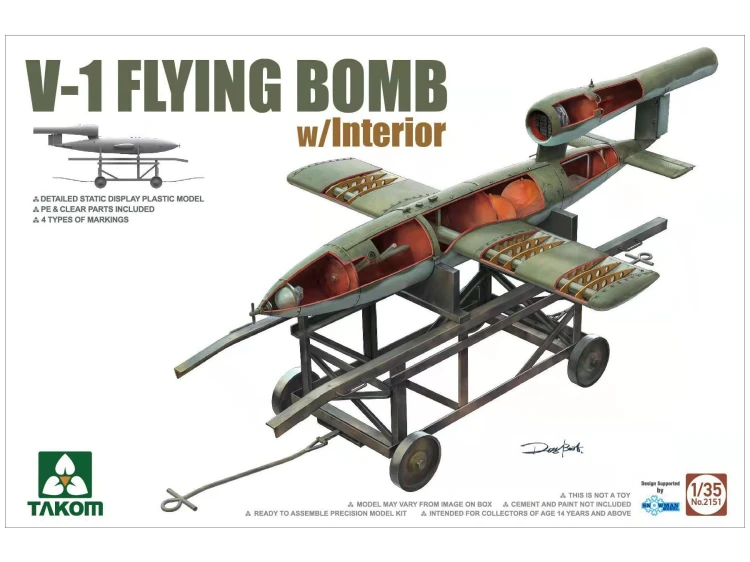 Samolot-pocisk Fieseler Fi 303 V-1 2151 Takom
