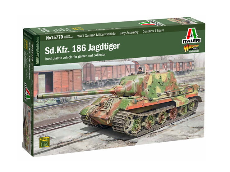 Działo pancerne Jagdtiger Sd.Kfz.186 15770 Italeri