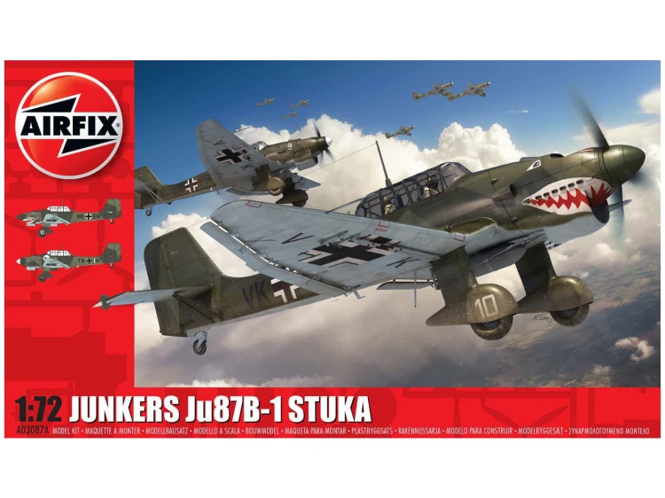 Samolot Junkers Ju-87 B-1 Stuka A03087A Airfix