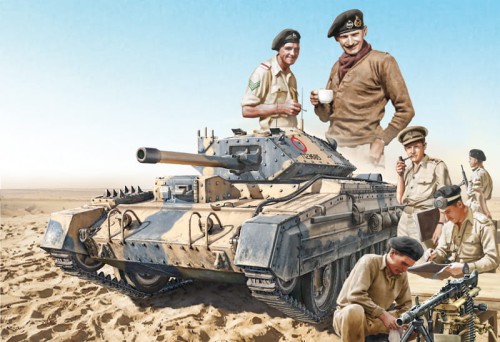 Czołg Crusader Mk.III 6592 Italeri